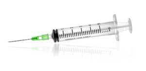 Epidural injection ready to be administered at Eclipse Clinic
